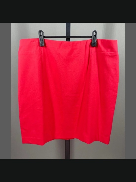J. Jill Dresses & Skirts - NEW J Jill Skirt Womens Large petite red pencil straight short business cocktail